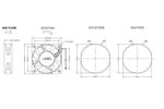 Вентилятор Pelko Motors D6015Y24BPLPxy-9 60x60x15 24V 0.21A 5000 оборотов в мин 0.66m3/min 36.7dBA осевой постоянного тока оригинальный мощный