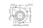 Вентилятор ADDA AB07512UB300M2 12В 0.60A 4500RPM 27.5m3/h 49dB воздуходувка с двойным подшипником качения
