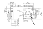 Вентилятор Delta BFB0612HB 12V DC 0.32A 60х60х15 3-х проводной с подшипником качения 4800 оборотов в минуту воздуходувка оригинальная сигнал ошибки