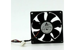 Вентилятор Delta QUR0812SH 80х80х25 12В 0.5A 4600RPM 91.6m3/H 41dB осевой постоянного тока для охлаждения серверного оборудования 4pin