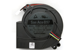 Вентилятор Sanyo  9BMB12P2J619 воздуходувка 12В 3.8A 97х97х33 6500RPM 4pin для охлаждения  с функцией контроля температуры