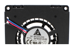 Вентилятор Delta BFB0612HB 12V DC 0.32A 60х60х15 3-х проводной с подшипником качения 4800 оборотов в минуту воздуходувка оригинальная сигнал ошибки