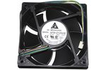 Вентилятор Delta AFB1212SHE 12В DC 120x120x38 12038 осевой мощный 15W сила тока 1.6A 190,48м3/час охлаждающий обдувающий оригинальный