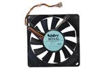 Вентилятор Nidec D08R-24TM D08R-24PU RK2-0472 / RK2-0279 80x80x15 80x80x25 24V 0.08A / 0.1A осевой постоянного тока охлаждающий
