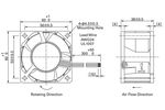 Вентилятор SANYO DENKI SANYO 9G0612G1041 12V 1.54 A 60x60x38 оригинальный серверный для охлаждения IT оборудования  18.48W 11800 оборотов в минуту