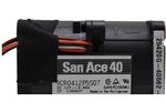 Вентилятор 9CR0412P5S07  серверный SANYO DENKI  постоянного тока DC 12V 0.88A 40x56мм  мощностью 10.56W  оригинальный осевой для серверного охлаждения