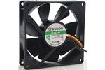 Вентилятор Sunon  KDE1209PTV1 12В  9025  1.8W 90x90x25 осевой 3-х проводной из термопластика мощный качественный охлаждающий