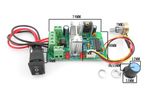 Регулятор скорости мотора DCTS-5A-T постоянного тока от 60 до 150W бесступенчатый сила тока 5A точная настройка напряжения и тока прибор регулировки вращения