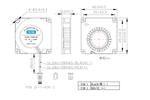 Миниатюрный безколлекторный вентилятор-дроссель TD‑FAN TDM4010B (5 В, 6500 об/мин, 2.00 CFM, 22.2 дБ) для встраиваемого охлаждения