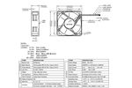 Осевой вентилятор Pelko Motors P1238M48BPLB3c-7 48V 0.14A 120x120x38мм с ШИМ-управлением и двойным шарикоподшипником, увеличенный срок службы
