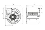 Канальный вентилятор Soler & Palau CBM-12/12 1100W 6PT F V5