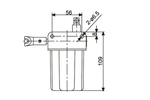 Ручной смазочный насос NKHL-3L (3 см³/ход, 3.5 кгс/см², 0.30 л, M8×1) для систем смазки оборудования