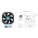 Вентилятор Suntronix SJ2808HA2 220В 28080 280х280х80 0.6A 119W 2550RPM 30.9м3/мин 68dB осевой промышленный большой производительности термостойкий